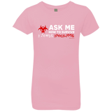 T-Shirts Light Pink / YXS Ask Me How To Survive A Zombie Apocalypse Girls Premium T-Shirt