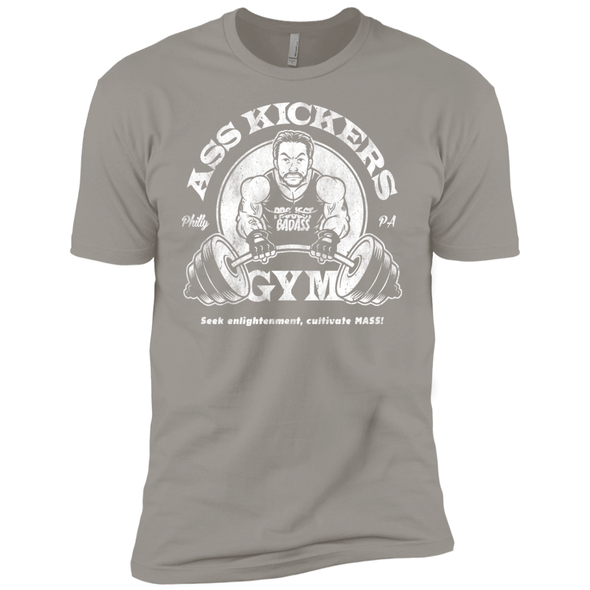 T-Shirts Light Grey / YXS Ass Kickers Gym Boys Premium T-Shirt