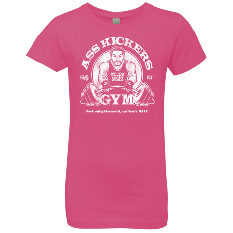 T-Shirts Hot Pink / YXS Ass Kickers Gym Girls Premium T-Shirt