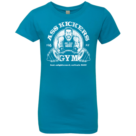 T-Shirts Turquoise / YXS Ass Kickers Gym Girls Premium T-Shirt