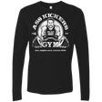 T-Shirts Black / Small Ass Kickers Gym Men's Premium Long Sleeve
