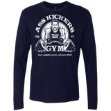 T-Shirts Midnight Navy / Small Ass Kickers Gym Men's Premium Long Sleeve