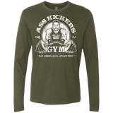 T-Shirts Military Green / Small Ass Kickers Gym Men's Premium Long Sleeve