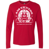 T-Shirts Red / Small Ass Kickers Gym Men's Premium Long Sleeve