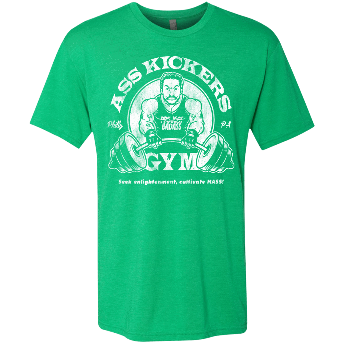 T-Shirts Envy / Small Ass Kickers Gym Men's Triblend T-Shirt