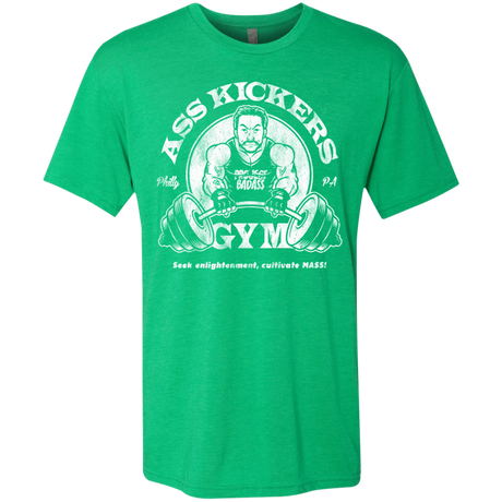 T-Shirts Envy / Small Ass Kickers Gym Men's Triblend T-Shirt