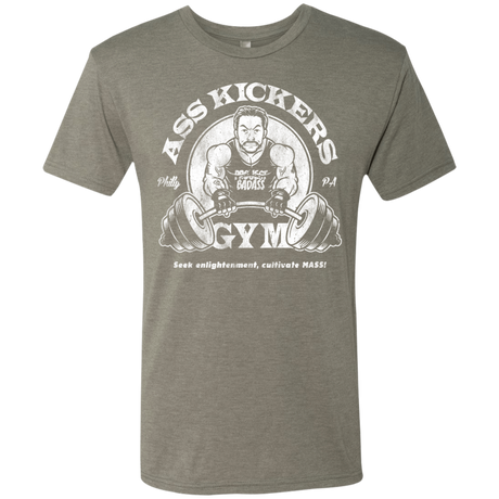 T-Shirts Venetian Grey / Small Ass Kickers Gym Men's Triblend T-Shirt