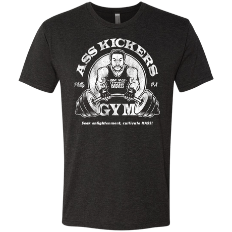 T-Shirts Vintage Black / Small Ass Kickers Gym Men's Triblend T-Shirt