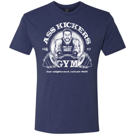 T-Shirts Vintage Navy / Small Ass Kickers Gym Men's Triblend T-Shirt