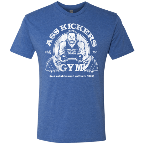 T-Shirts Vintage Royal / Small Ass Kickers Gym Men's Triblend T-Shirt