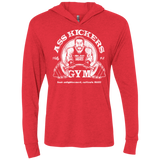 T-Shirts Vintage Red / X-Small Ass Kickers Gym Triblend Long Sleeve Hoodie Tee