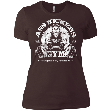 T-Shirts Dark Chocolate / X-Small Ass Kickers Gym Women's Premium T-Shirt