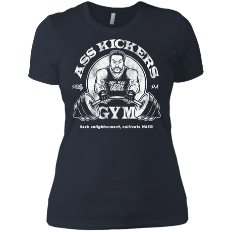 T-Shirts Indigo / X-Small Ass Kickers Gym Women's Premium T-Shirt
