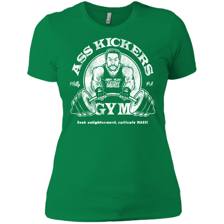 T-Shirts Kelly Green / X-Small Ass Kickers Gym Women's Premium T-Shirt
