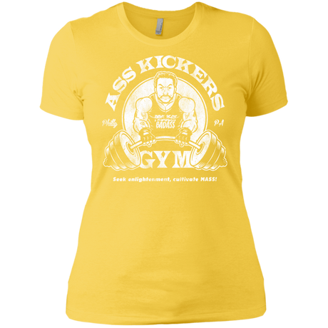 T-Shirts Vibrant Yellow / X-Small Ass Kickers Gym Women's Premium T-Shirt