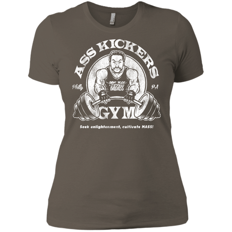 T-Shirts Warm Grey / X-Small Ass Kickers Gym Women's Premium T-Shirt