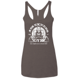 T-Shirts Macchiato / X-Small Ass Kickers Gym Women's Triblend Racerback Tank