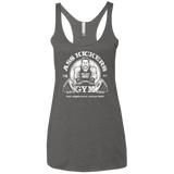 T-Shirts Premium Heather / X-Small Ass Kickers Gym Women's Triblend Racerback Tank