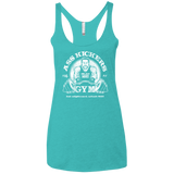 T-Shirts Tahiti Blue / X-Small Ass Kickers Gym Women's Triblend Racerback Tank