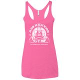T-Shirts Vintage Pink / X-Small Ass Kickers Gym Women's Triblend Racerback Tank