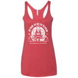 T-Shirts Vintage Red / X-Small Ass Kickers Gym Women's Triblend Racerback Tank