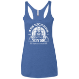 T-Shirts Vintage Royal / X-Small Ass Kickers Gym Women's Triblend Racerback Tank