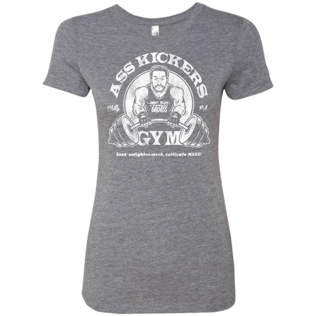 T-Shirts Premium Heather / Small Ass Kickers Gym Women's Triblend T-Shirt