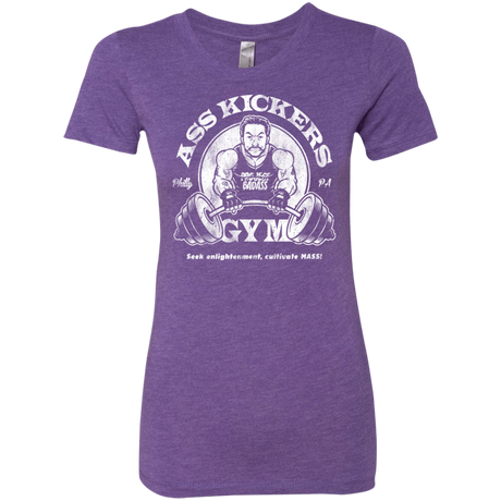 T-Shirts Purple Rush / Small Ass Kickers Gym Women's Triblend T-Shirt