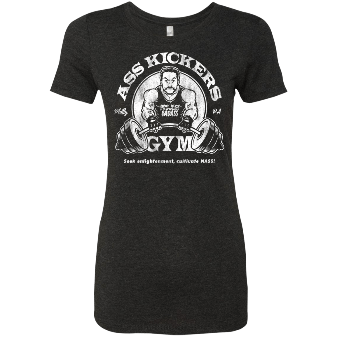 T-Shirts Vintage Black / Small Ass Kickers Gym Women's Triblend T-Shirt