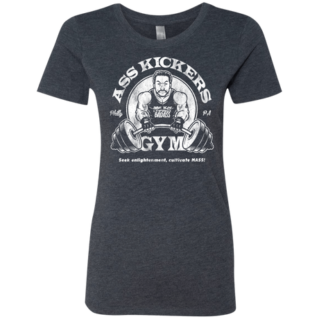 T-Shirts Vintage Navy / Small Ass Kickers Gym Women's Triblend T-Shirt