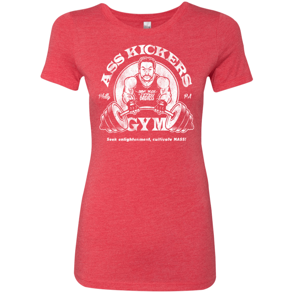T-Shirts Vintage Red / Small Ass Kickers Gym Women's Triblend T-Shirt