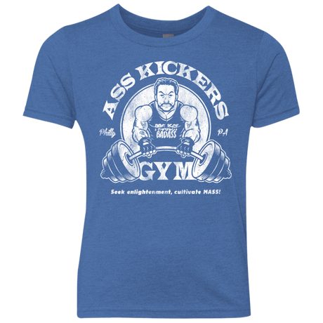 T-Shirts Vintage Royal / YXS Ass Kickers Gym Youth Triblend T-Shirt