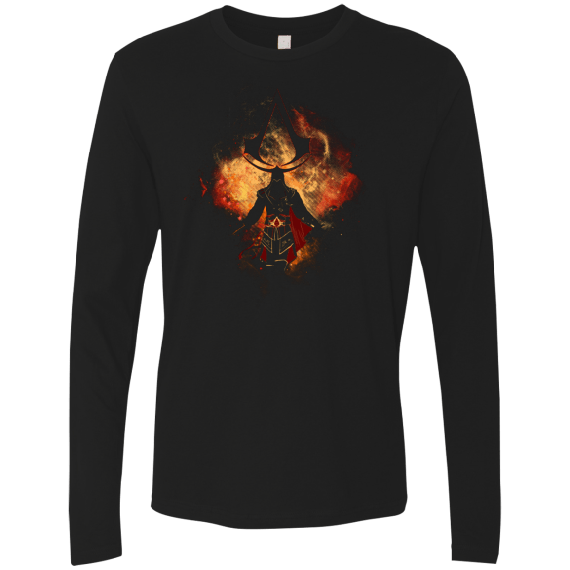 T-Shirts Black / Small ASSASSIN ART Men's Premium Long Sleeve