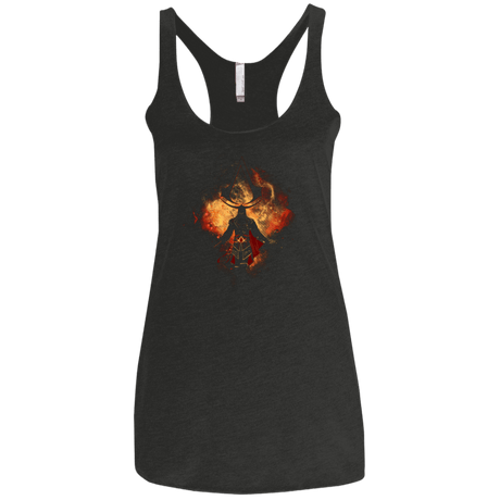 T-Shirts Vintage Black / X-Small ASSASSIN ART Women's Triblend Racerback Tank