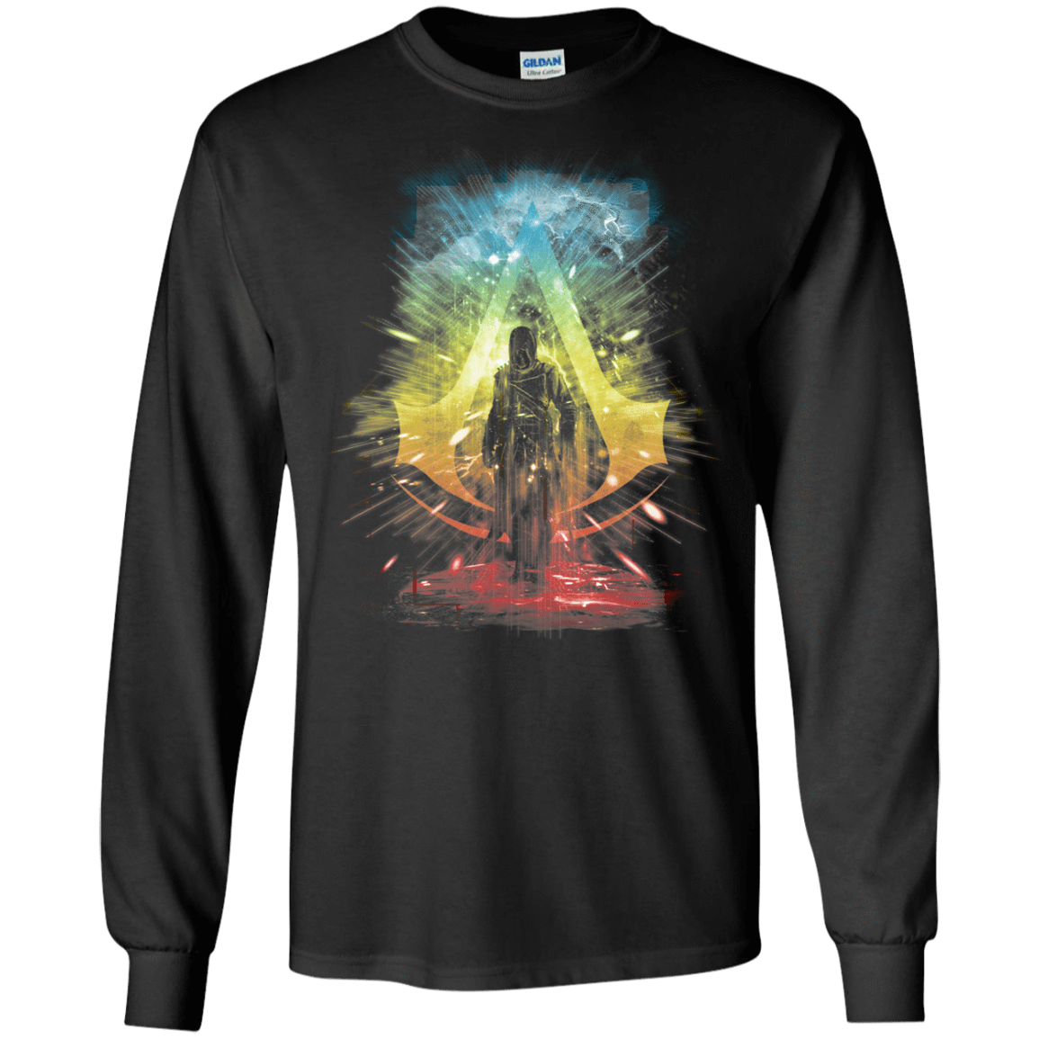 T-Shirts Black / S Assassin's Storm Men's Long Sleeve T-Shirt