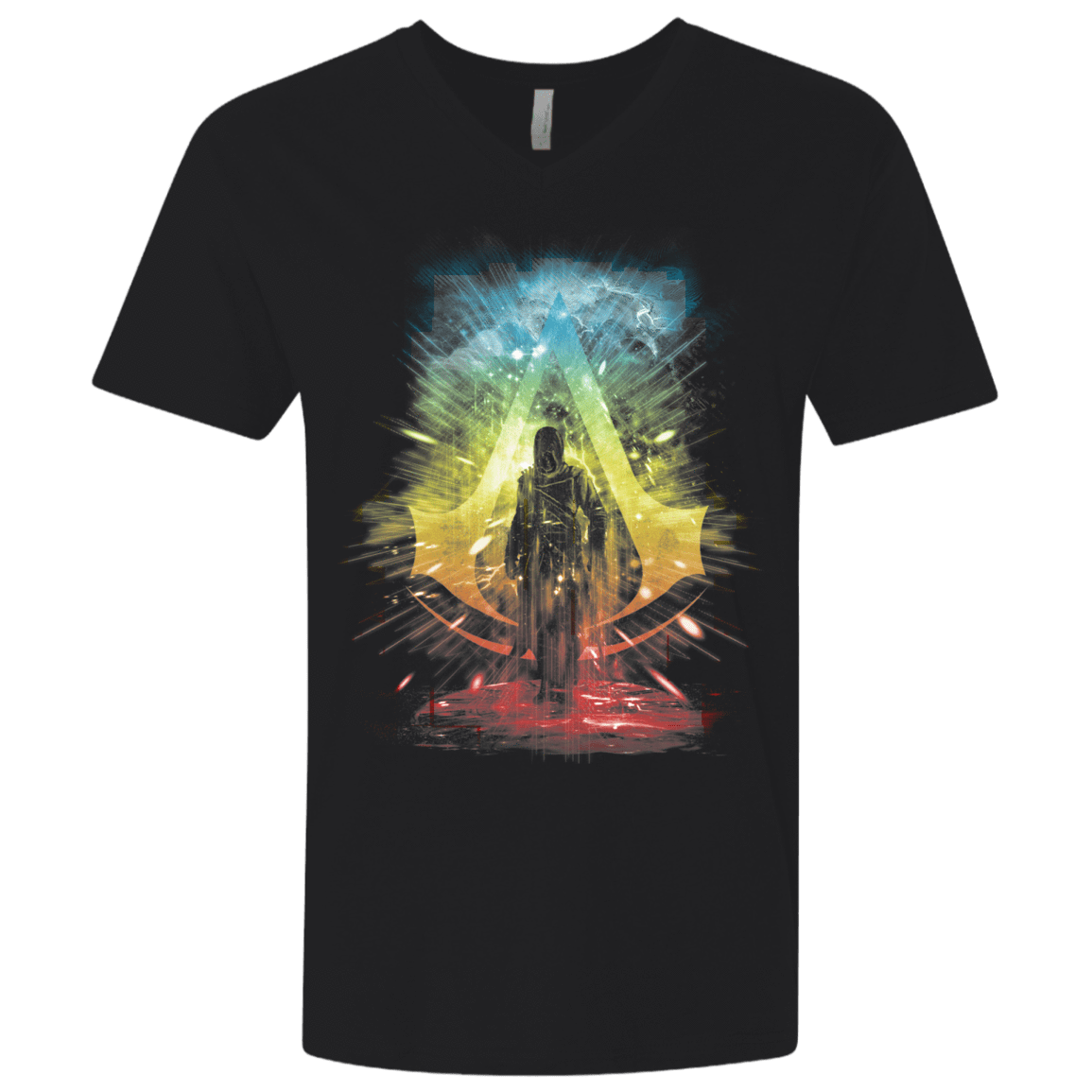 T-Shirts Black / X-Small Assassin's Storm Men's Premium V-Neck
