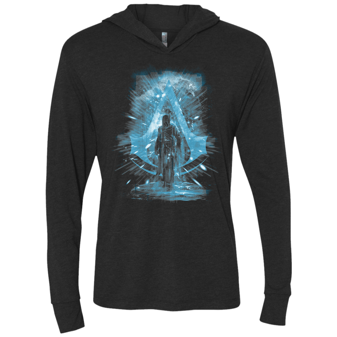 Assassin's storm Triblend Long Sleeve Hoodie Tee