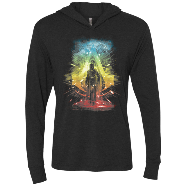T-Shirts Vintage Black / X-Small Assassin's Storm Triblend Long Sleeve Hoodie Tee