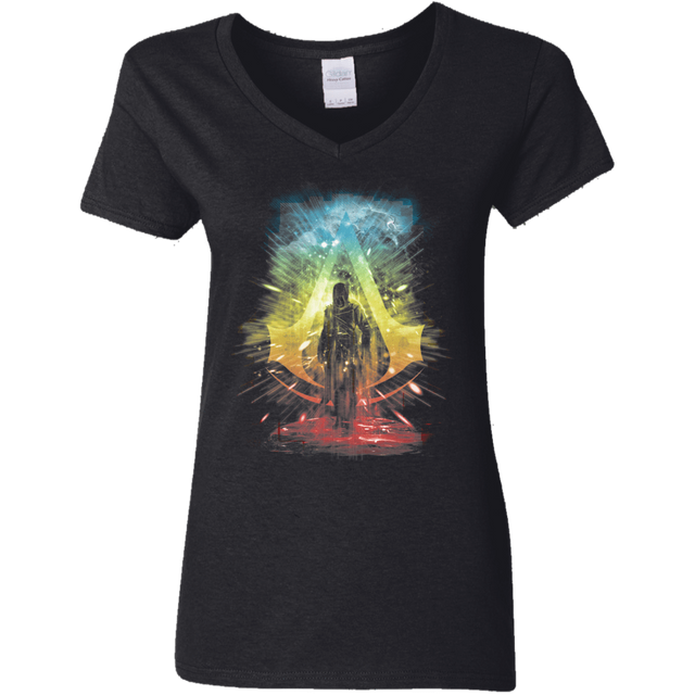 T-Shirts Black / S Assassin's Storm Women's V-Neck T-Shirt