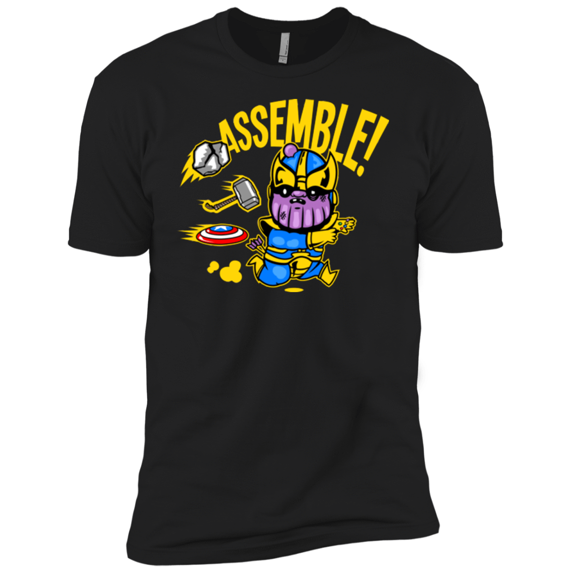 T-Shirts Black / YXS Assemble Boys Premium T-Shirt