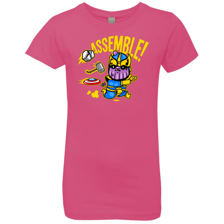 T-Shirts Hot Pink / YXS Assemble Girls Premium T-Shirt