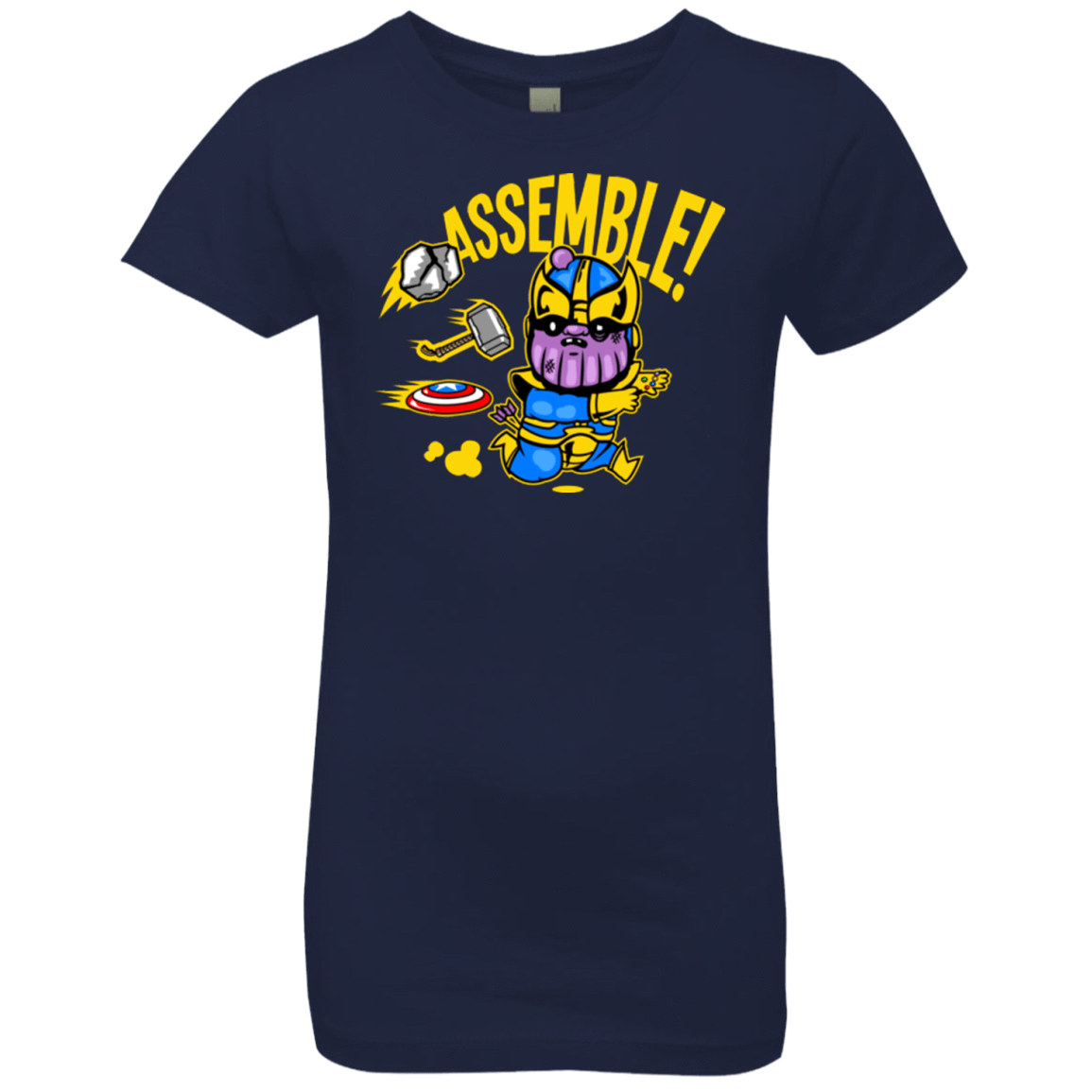 T-Shirts Midnight Navy / YXS Assemble Girls Premium T-Shirt