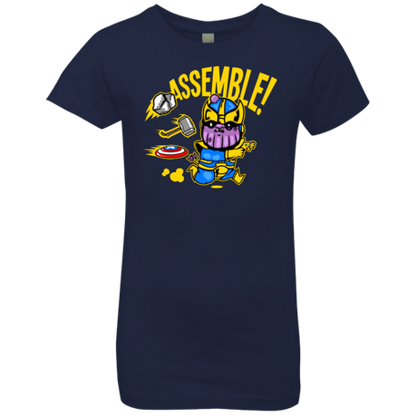 T-Shirts Midnight Navy / YXS Assemble Girls Premium T-Shirt