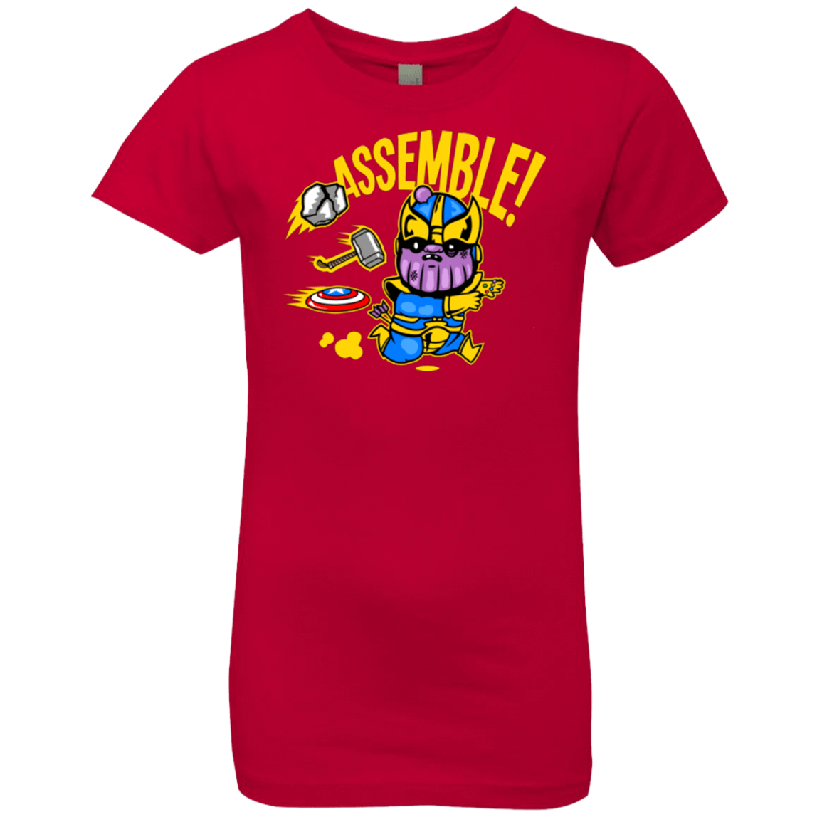 T-Shirts Red / YXS Assemble Girls Premium T-Shirt
