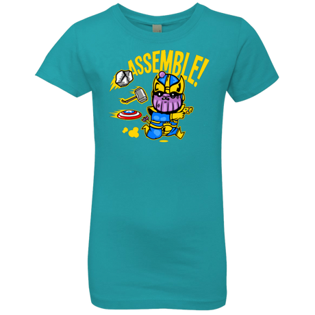 T-Shirts Tahiti Blue / YXS Assemble Girls Premium T-Shirt