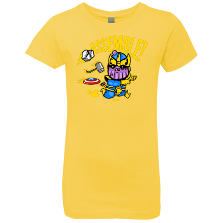T-Shirts Vibrant Yellow / YXS Assemble Girls Premium T-Shirt