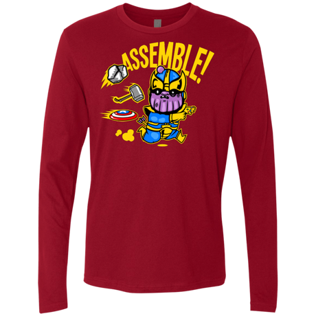 T-Shirts Cardinal / Small Assemble Men's Premium Long Sleeve