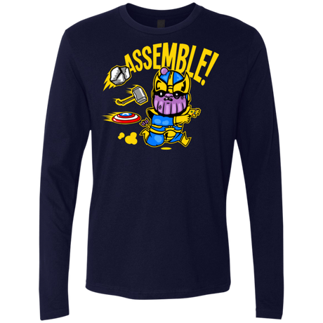 T-Shirts Midnight Navy / Small Assemble Men's Premium Long Sleeve