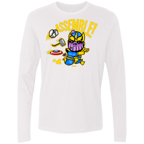 T-Shirts White / Small Assemble Men's Premium Long Sleeve