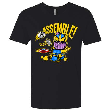 T-Shirts Black / X-Small Assemble Men's Premium V-Neck